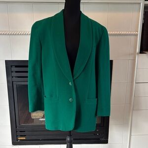 Jennifer Moore Emerald Wool Blazer